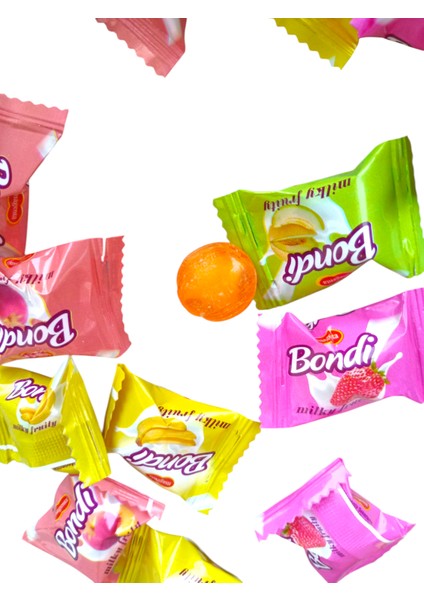 Sütlü Karışık Meyveli Şeker 500 gr