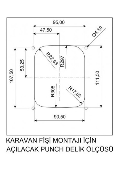 Karavan 3X16 Kapaklı Priz Enerji Girişi BKT-0500-3000 modelleri