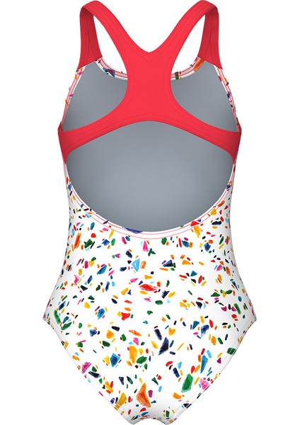 Confetti Swimsuit Swim Pro Back Çocuk Beyaz Yüzücü Mayosu 009089750 fiyatları