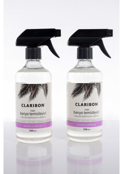 Doğal Banyo Temizleyici Sprey - Lavanta Biberiye 500 ml x2