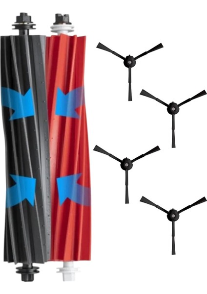 Roborock S8, S8+ ( Plus ), S8 Pro Ultra Robot Süpürge Uyumlu 6'lı - Yedek Parça Seti