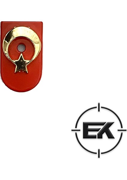Şarjör Altı Metal Bayraklı Kapak - Sarsılmaz Kılınç 2000 Light Mega P8L-S