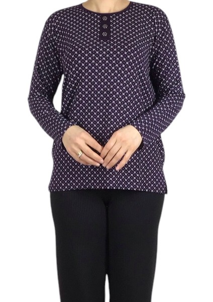 Kadın Desenli Likralı Bluz modelleri