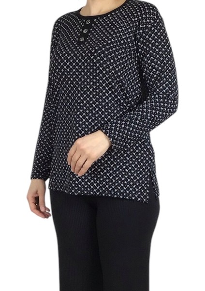 Kadın Desenli Likralı Bluz fırsatları