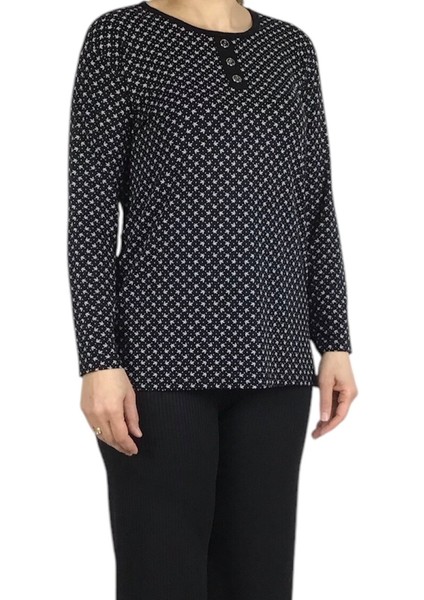 Kadın Desenli Likralı Bluz indirimleri