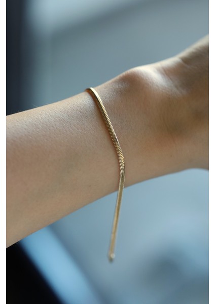 14 Ayar Altın Italyan Balıksırtı Bileklik 3 mm fiyatları