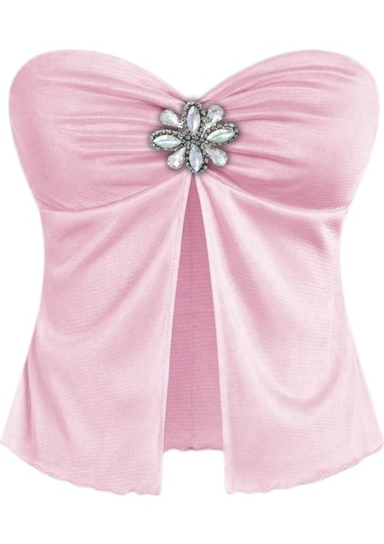 Yapıştırma Taşlı Janjanlı Renk Çiçek Aksesuar 5'li Paket fiyatları