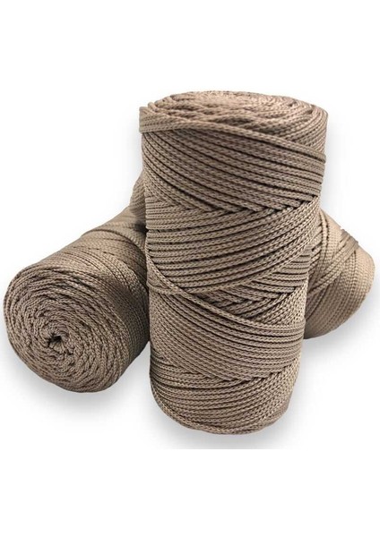 Makrome İpi 3mm Polyester Vizon