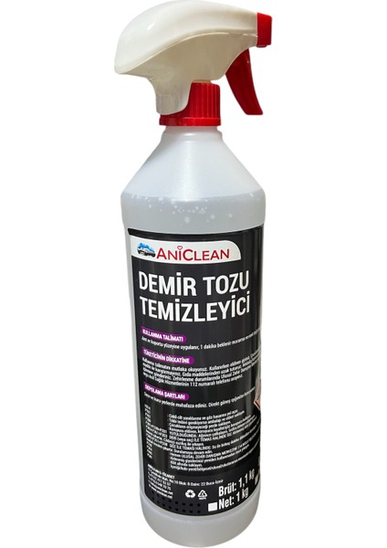 Demir Tozu Temizleyici 1 Lt