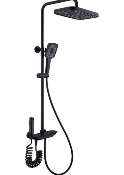 Piano Duş Seti (Siyah)