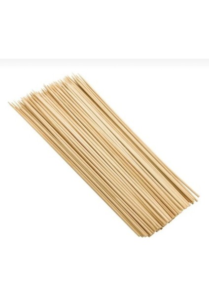 100 Adet 20 cm Bambu Çöp Şiş Ahşap Şiş Çubuk Şiş Mangal Şiş Tavuk Şiş Kebap fırsatları