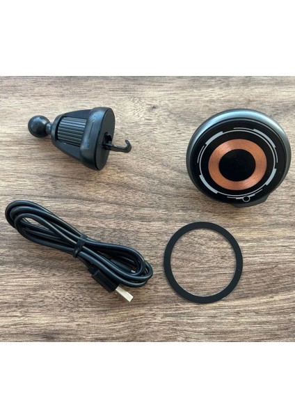 ZW19 2in1, 15 Watt Mıknatıslı Havalandırma Için Wireless Şarj - Araç Telefon Tutucu fiyatları