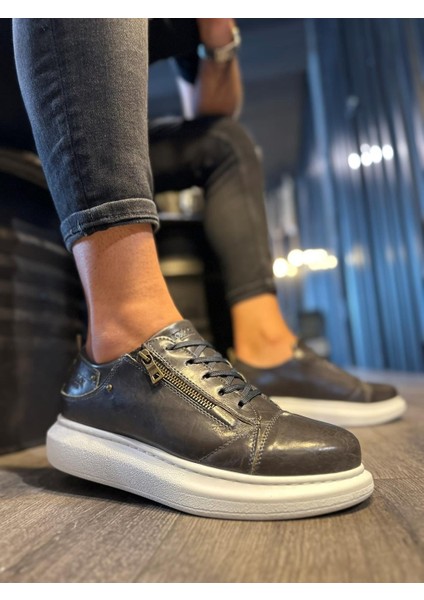 Sun&north Knack Yüksek Taban Günlük Ayakkabı 555 Parlak Gri