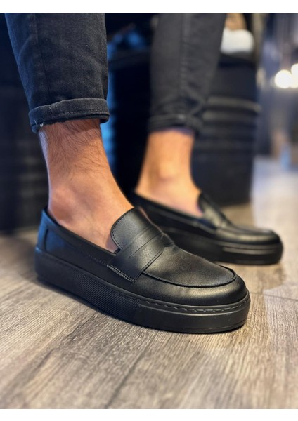 Sun&north Knack Günlük Klasik Ayakkabı 400 Siyah (Siyah Taban)