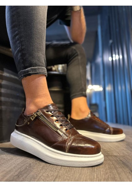 Sun&north Knack Yüksek Taban Günlük Ayakkabı 555 Parlak Kahverengi