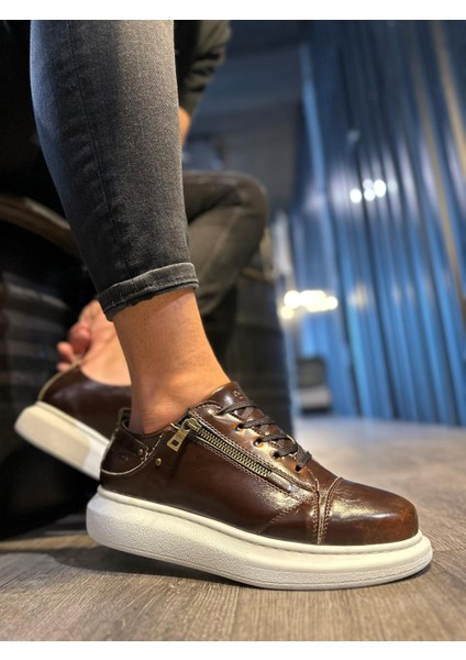 Sun&north Knack Yüksek Taban Günlük Ayakkabı 555 Parlak Kahverengi modelleri