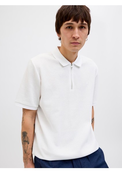 Jjeaustın Zıp Polo Ss Noos White fırsatları