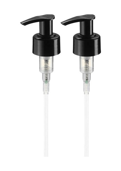 2'li Yedek Sıvı Sabun Deterjan Pompası Siyah 24MM(2 Adet)
