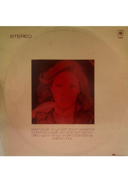 Nilüfer – Selam Söyle - Son Arzum Bu Albümde 1976 Baskı Lp