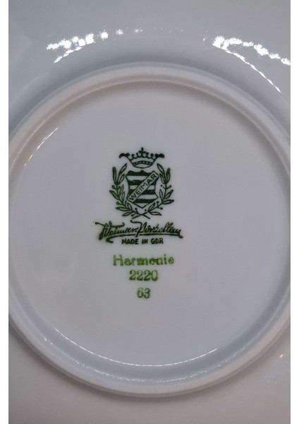 Porzellan Harmonie Vintage Çay Fincanı 3 Parça 210 ml Doğu Alman Yapımı modelleri