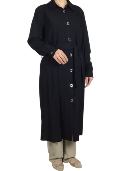 Kadın Önü Çıtçıtlı Beli Kuşaklı Tunik