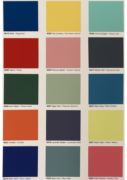 X1 All Tüm Zeminler Için Yıkanabilen Silinebilen Kokusuz Boya 0.75 Lt 4505 Toz Pudra modelleri