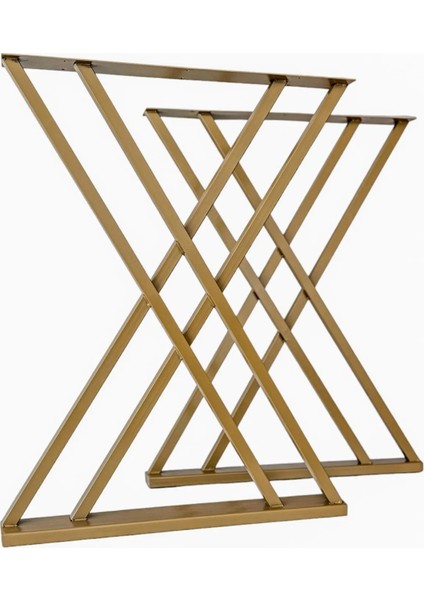 Metal Masa Yemek Masası Çalışma Masası Ayağı 2 Adet Ayak 72 cm Mobilya Ayağı