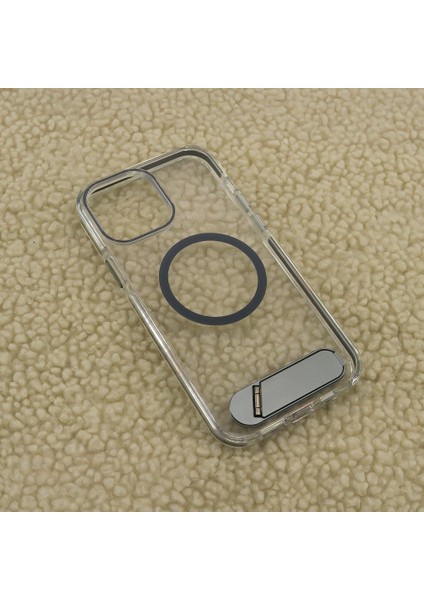 Iphone 12/12 Pro Uyumlu Enzo Standlı Lüks Magsafe Kılıf