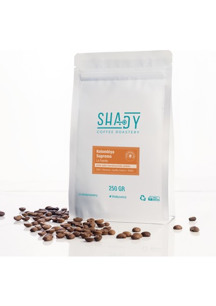 Kolombiya Supremo – Filtre Kahve | 250G (Çekirdek & Öğütülmüş)