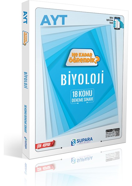 Supara Ayt Biyoloji 18 Konu Deneme Ne Kadar Öğrendik Çek Kopar Supara Yayınları modelleri