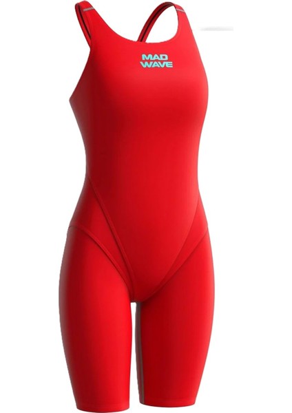Kadın Jammer Bodyshell Yarış Mayosu - Kırmızı - XS/UK24/60