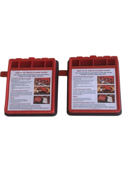 FAKİR VEYRON - ELEKTRİKLİ SÜPÜRGE UYUMLU HEPA FİLTRE - KIRMIZI PLASTİK - 2 ADET - ( UYUMLU MODELLER AÇIKLAMADA ) fırsatları