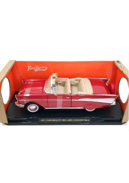 Dianomi Lucky Diecast 1:18 ölçek 1957 Chevrolet Bwlair / Convertible// Diecast Metal Model
