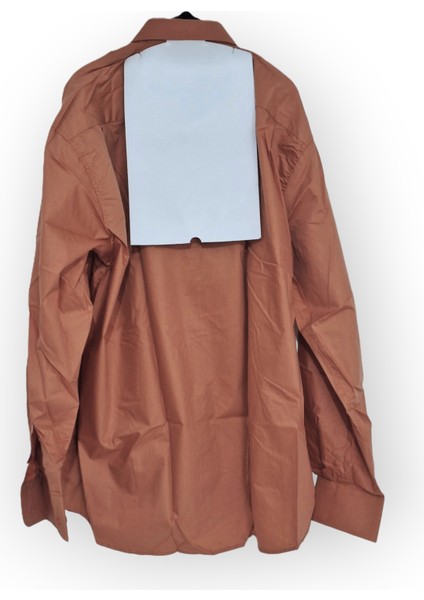 LagestaLAGESTA TURUNCU BÜYÜK BEDEN XL - 2XL TURUNCU / KİREMİT RENK PAMUKLU KLASİK SERT YAKA GÖMLEK modelleri