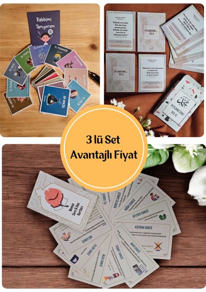 Çocuklar Için Dini Eğitim Seti 3 Lü Paket