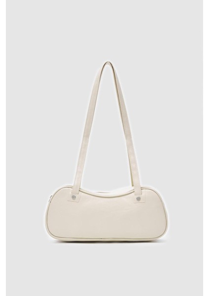 Baget Çanta Vintage Model Krem