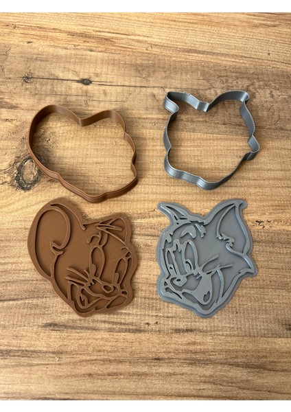 Tom ve Jerry Şeklinde Kurabiye Kalıbı ve Damga Kesici Seti fiyatları