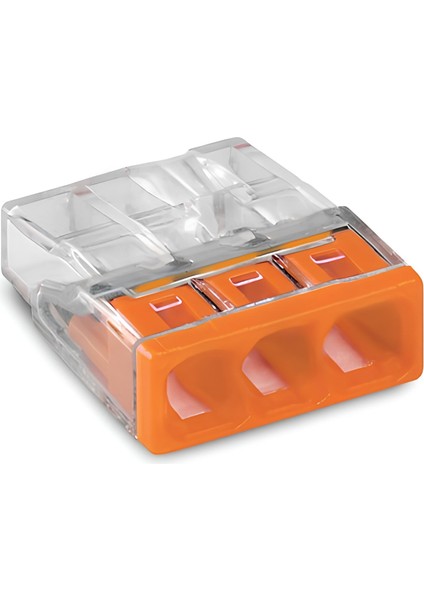 2273-202 Çok Amaçlı Klemens(Geçmeli) 3x2,5 mm2 (1 Adet)(10 Adet)(100 Adet)