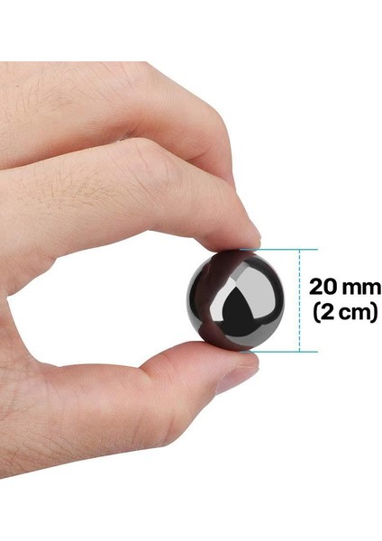 Bilye Şeklinde Manyetik Mıknatıs Küre Topu, Ø20 mm Bilye Mıknatısı, Küre Mıknatıs - 5 Adet