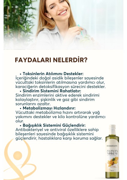 Doğal Fermantasyon Ananas Sirkesi 250 ml – Katkısız, Doğal modelleri