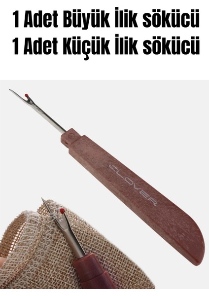 Iplik Sökücü Ilik Açıcı 1 Ad Büyük 1 Ad Küçük Boy indirimleri