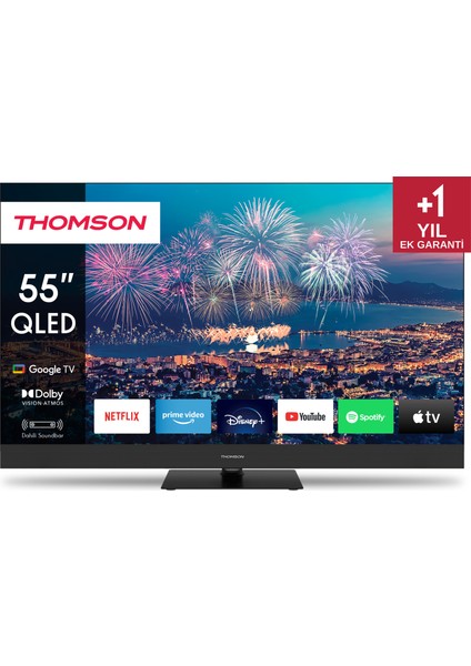 55QG6C14 55" 139 Ekran Uydu Alıcılı 4K Ultra HD Google QLED Plus TV