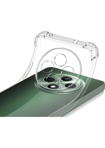 Oppo Reno 12F Kapak Kamera Korumalı Airbag Antishock Köşe Korumalı Şeffaf Silikon Kılıf fiyatları