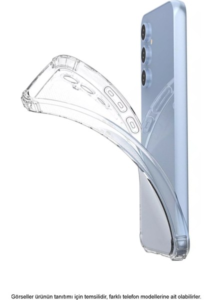 Oppo Reno 12F Kapak Kamera Korumalı Airbag Antishock Köşe Korumalı Şeffaf Silikon Kılıf indirimleri