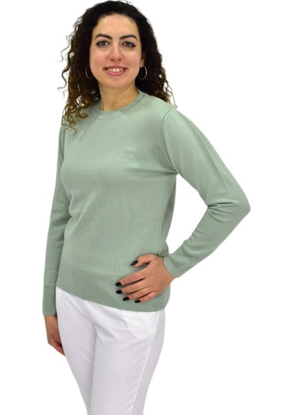 Kadın Sıfır Yaka Spor Kazak BGL-ST04085 fiyatları