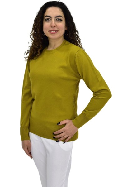 Kadın Sıfır Yaka Spor Kazak BGL-ST04085 fiyatları