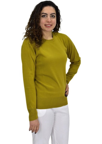 Kadın Sıfır Yaka Spor Kazak BGL-ST04085 modelleri