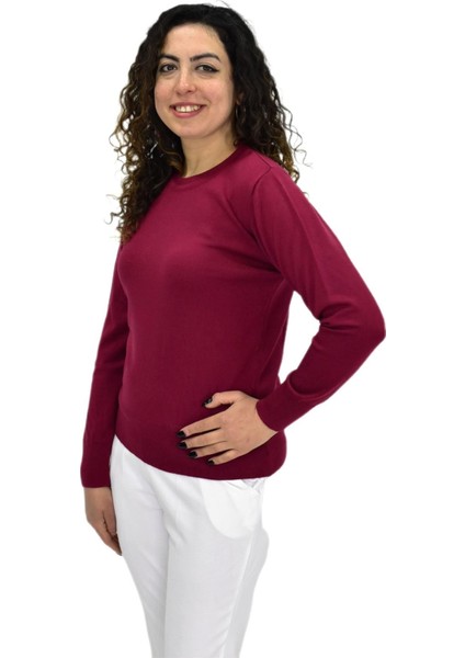 Kadın Sıfır Yaka Spor Kazak BGL-ST04085 fiyatları