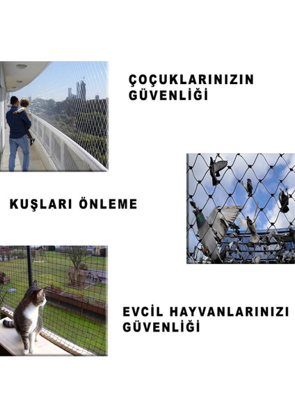 Balkon Filesi 3mt Boy Kedi Filesi Kedi Balkon Filesi Güvenlik Filesi Kuş Filesi fiyatları