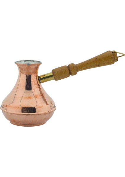 Bakır Sade Zarif Minimal 375ML Türk Kahvesi Renkli Rus Cezvesi Orta fırsatları